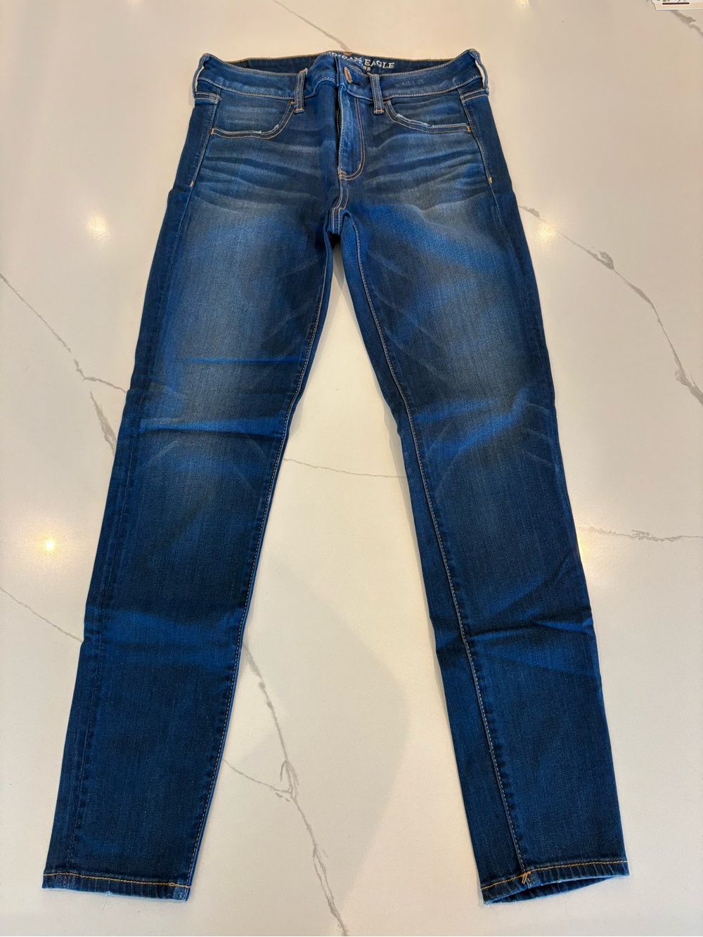 American Eagle Blue Skinny Jeans